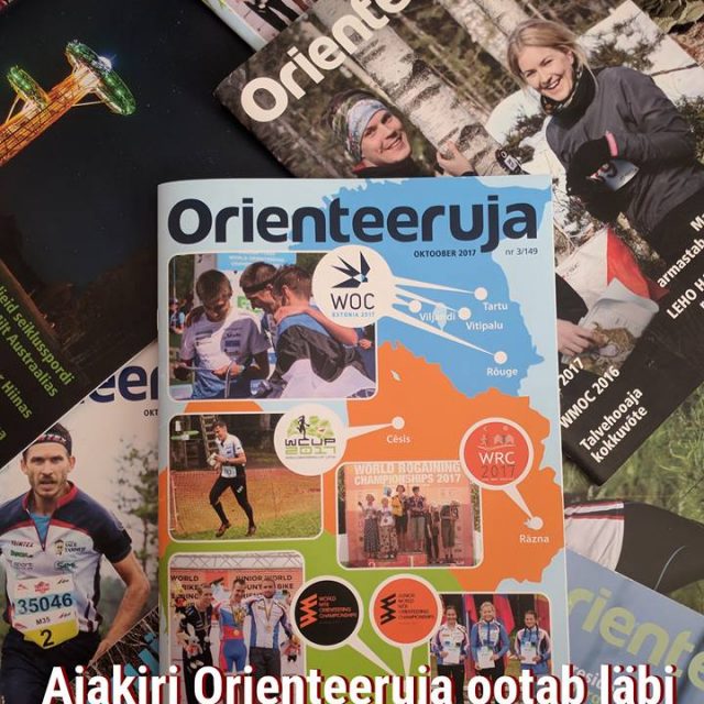 Panusta ajakirja Orienteeruja läbi aegade viimasesse numbrisse!