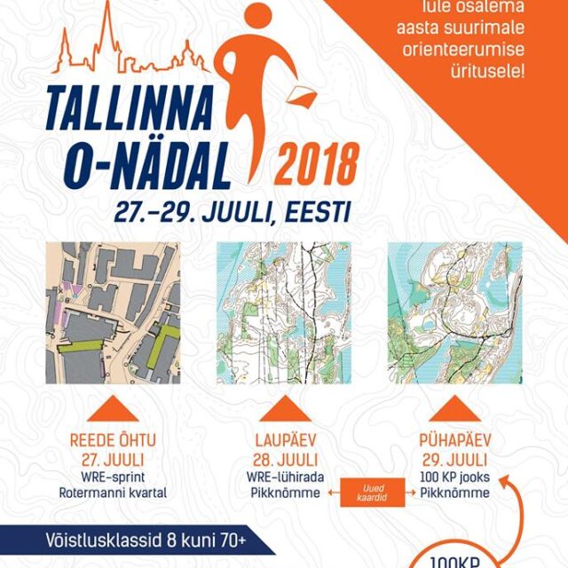 Tallinna Orienteerumisnädal on ukse ees!