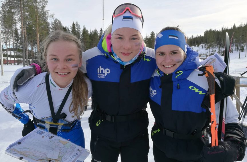 Eesti naiskond ja M17 võistkond said teatesõidus 5. kohad