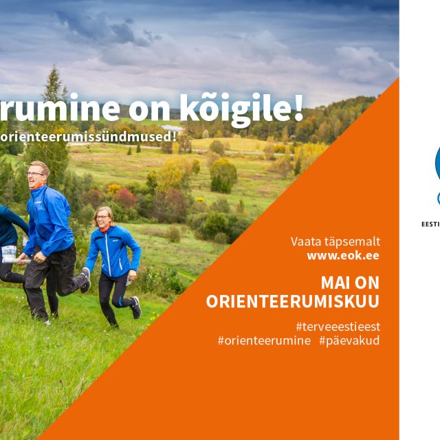 Mai on Eesti Olümpiakomitee orienteerumise teemakuu