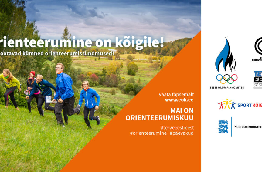 Mai on Eesti Olümpiakomitee orienteerumise teemakuu