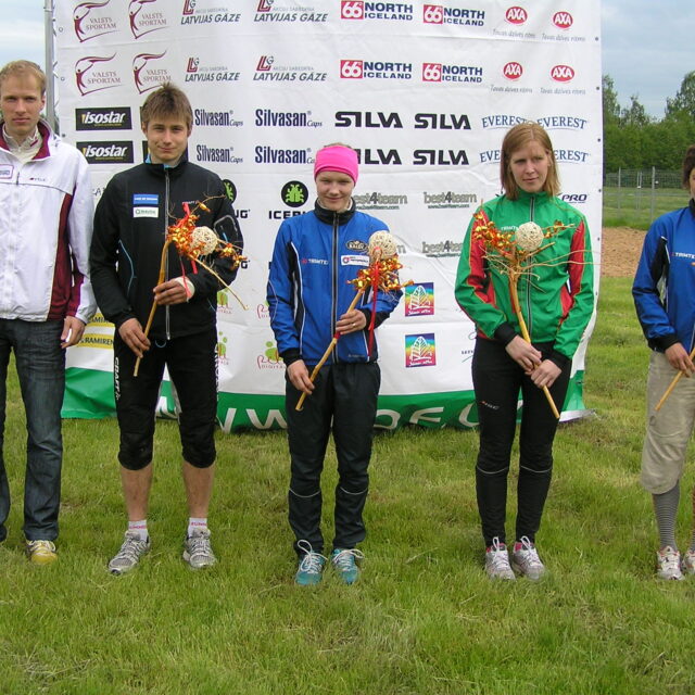 Timo Sild Balti meister, Anu Åkerman ja Merike Vanjuk teine-kolmas