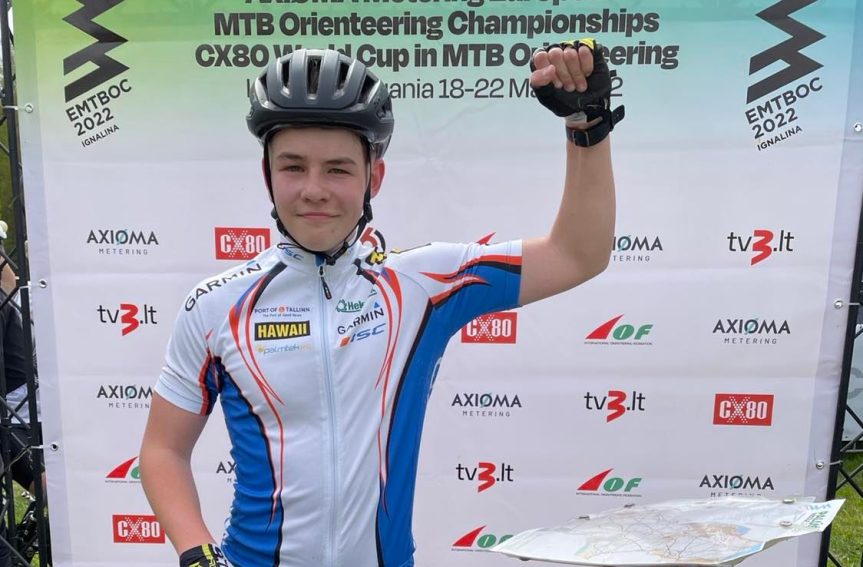 Timo Kudre võitis rattaorienteerumise noorte EM-pronksi!