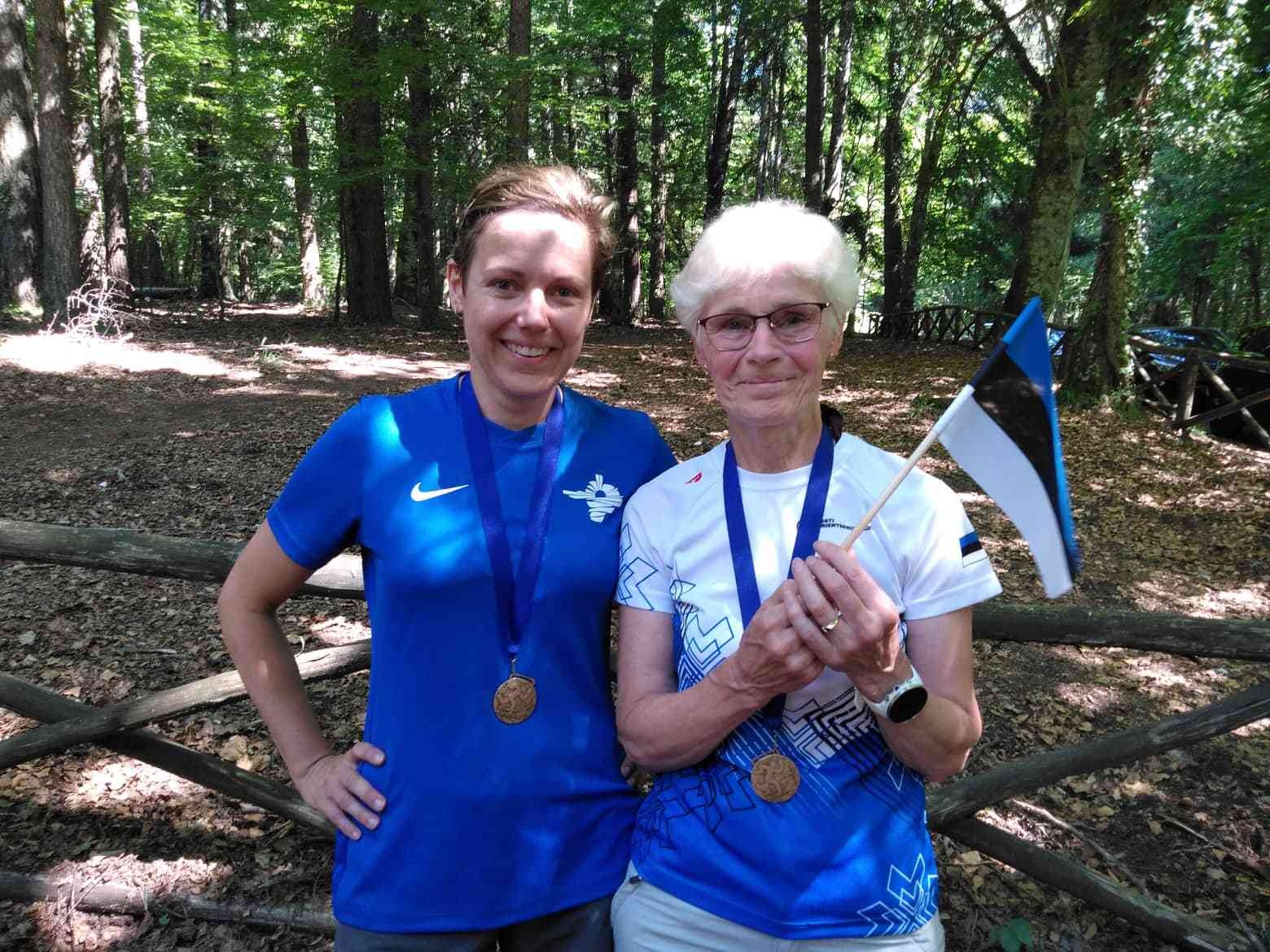 Merike Vanjuk ja Marje Viirmann tõid Eestile medalid veteranide MMi ...