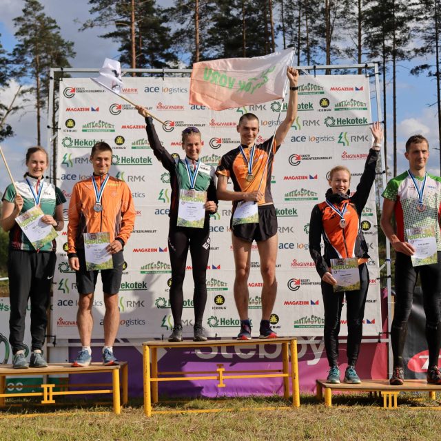 Eesti meistrid orienteerumisjiooksu lühirajal on Evely Kaasiku ja Lauri Sild