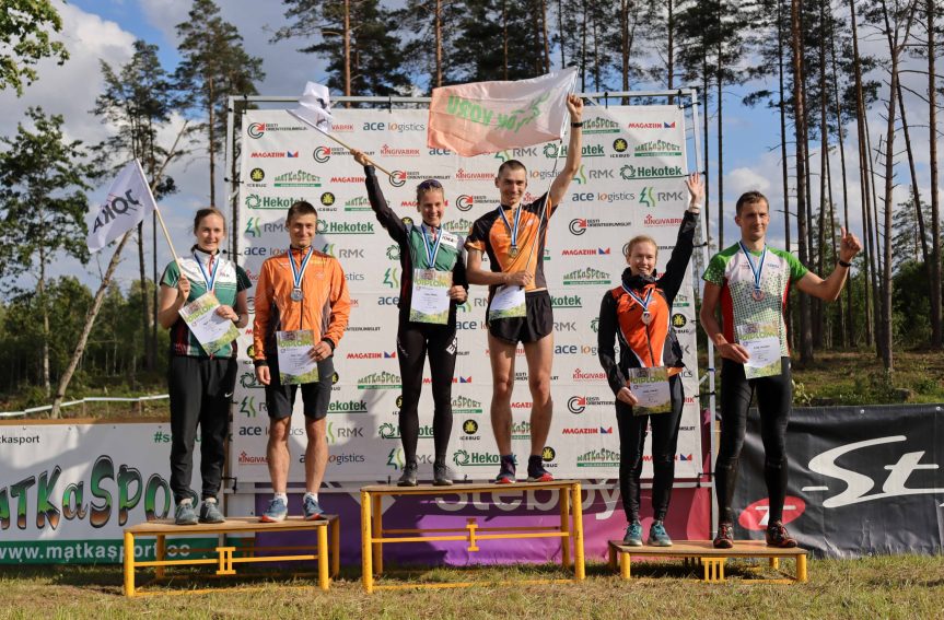 Eesti meistrid orienteerumisjiooksu lühirajal on Evely Kaasiku ja Lauri Sild