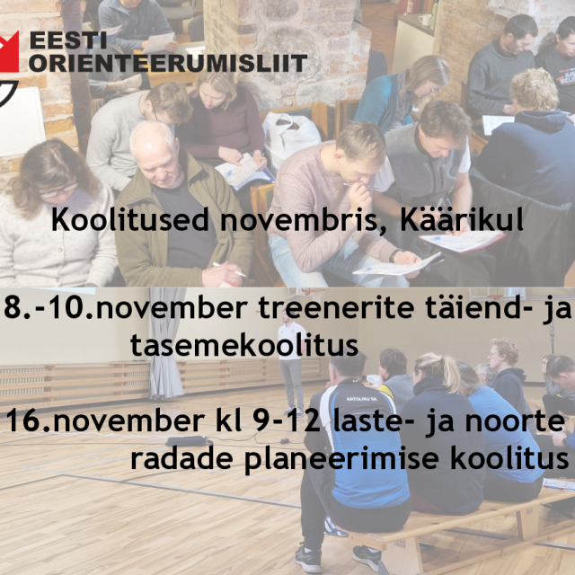 Koolitused novembris