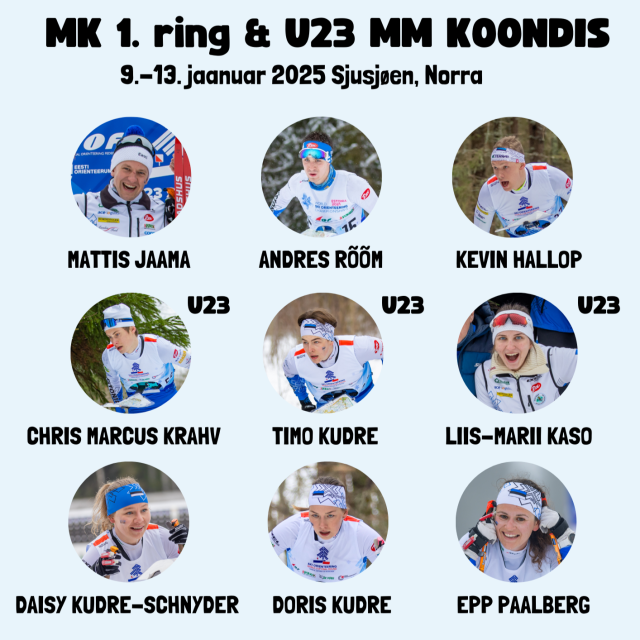 Suusaorienteerumise hooaeg algab MK ja U23 MMiga Norras Sjusjoenis