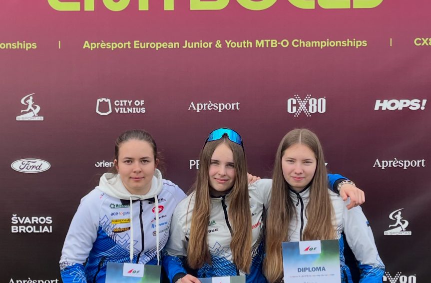 Eesti N17 võistkond sai rattaorienteerumise noorte EMil 4. koha