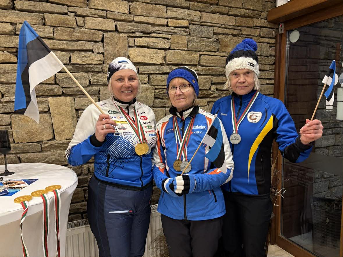 Veteranide suusaorienteerumise MMilt Eestisse üheksa medalit