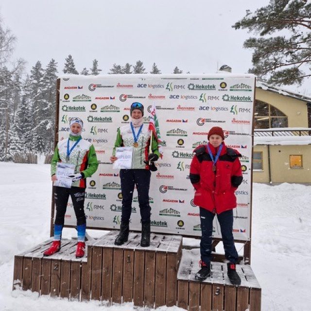 Eesti meistrid suusaorienteerumise lühirajal on Doris Kudre ja Kevin Hallop