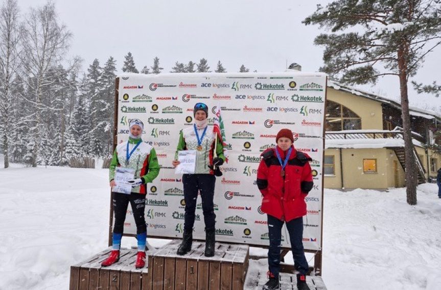 Eesti meistrid suusaorienteerumise lühirajal on Doris Kudre ja Kevin Hallop