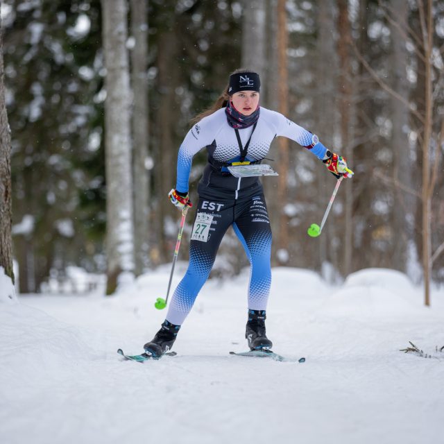 Doris Kudre ja Kerto Kaasiku on Eesti meistrid suusaorienteerumise sprindidistantsil