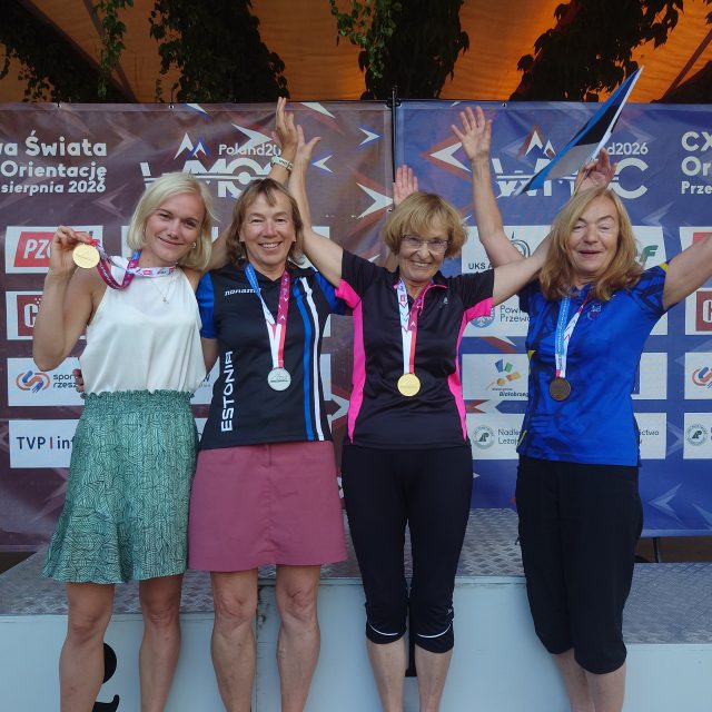 Eestlaste medalisaak veteranide MM-il täienes lühirajal nelja medaliga