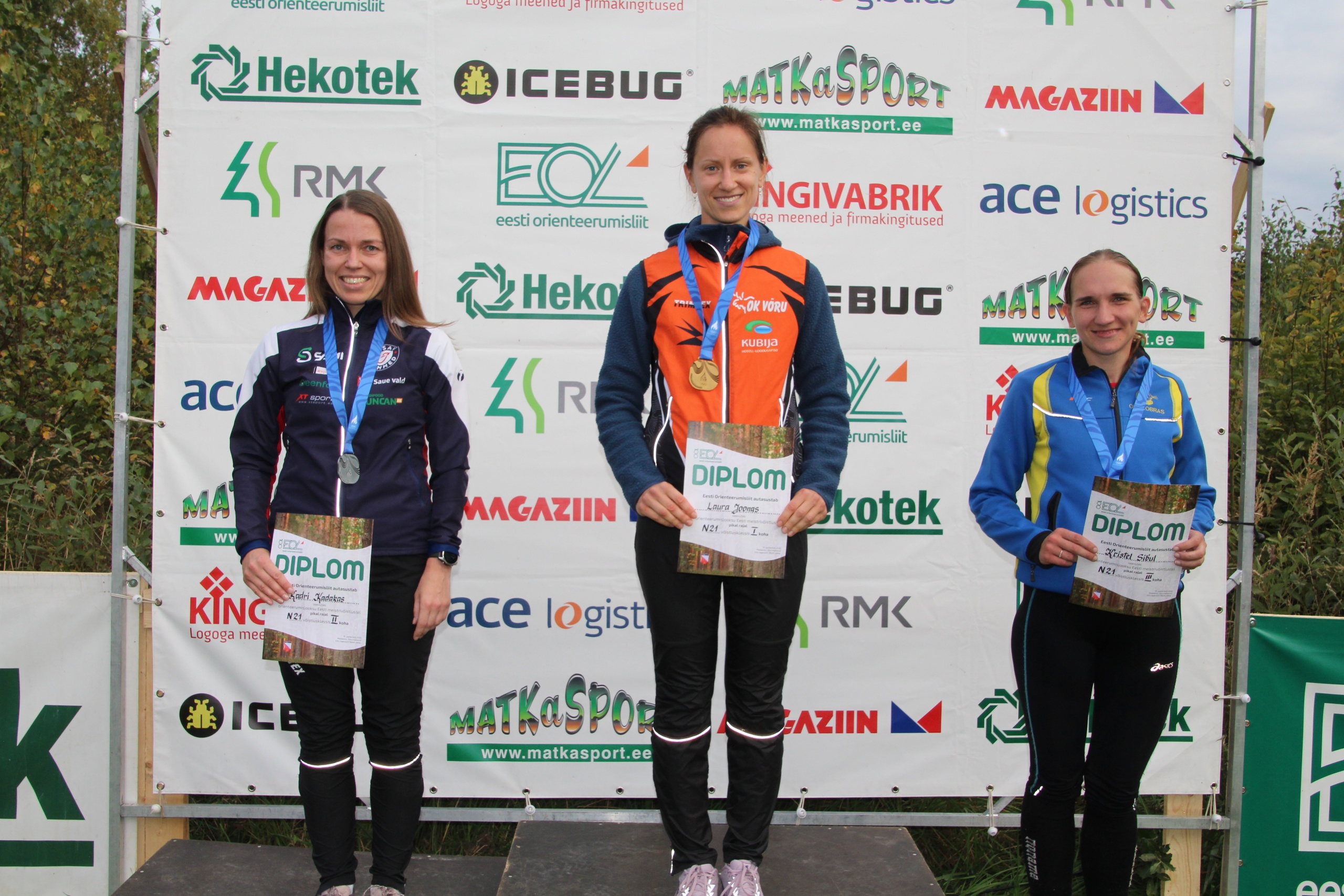 Eesti meistrid pikal rajal on Laura Joonas ja Martin Vilismäe